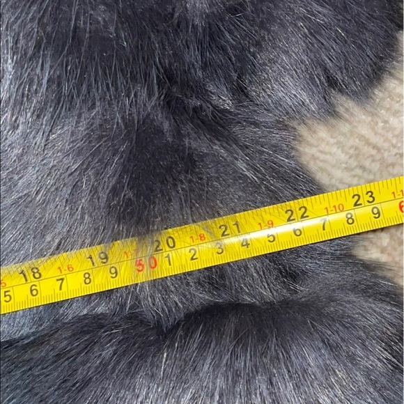 Genuine Fox Fur Jaket Coat Hooded Hood Vest - Picture 13 of 15